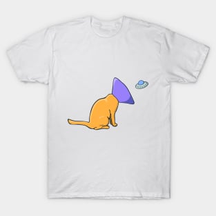 Cat and Aliens T-Shirt